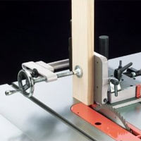 Shop Fox Tenoning Jig on table saw view 1